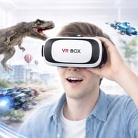 نظارة VR BOX • واقع افتراضي • تعديل عدسات