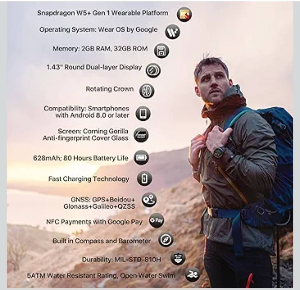 🔥 للبيع ساعة ذكية قوية 🔥

⌚ TicWatch Pro 5 الأصلية
تعمل بنظام Wear OS by Google

💥 المميزات:

• تفتح إنترنت عن طريق الموبايل (Bluetooth / Wi-Fi)
• تشتغل تقريباً مثل موبايل ثاني على اليد
• تنزل تطبيقات مباشرة من Google Play
• تشغل تطبيقات مثل واتساب وتليكرام وغيرها
• تستقبل المكالمات والإشعارات
• GPS مدمج للملاحة
• قياس نبضات القلب والأوكسجين
• تتبع الرياضة والنوم
• شاشة AMOLED واضحة جداً
• بطارية قوية تدوم أيام

📦 الحالة: نظيفة وشغالة 100%
💰 السعر: قيم 
📍 العنوان: كربلاء

للمهتمين التواصل خاص.


**إذا كنت صاحب هذا الإعلان وتريد حذفه لأي سبب، رجاءا أرسل رسالة إلى الدعم الفني**