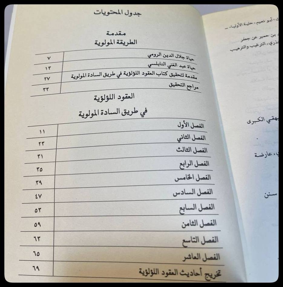 العقود اللؤلؤية في طريق السادة المولوية
السعر :18,000

المؤلف: الشيخ عبدالغني النابلسي 

دار النشر : دار نينوى 
-----
للحجز والاستفسار يُرجى مراسلة الصفحة


**إذا كنت صاحب هذا الإعلان وتريد حذفه لأي سبب، رجاءا أرسل رسالة إلى الدعم الفني**
