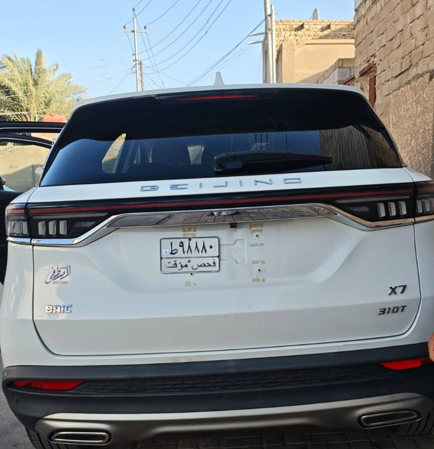 لسلام عليكم سياره نوع بايك موديل 2025 X7 ماشيه 2700 فحص موقت أعلى فئه تحويل مباشر سياره على وضع زيرو سعره 26 مليون دينار مكانه بغداد البالديات للأستقسار ***********
