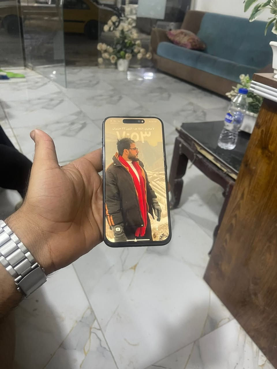 سلام عليكم ايفون15برو ماكس  جهاز هذولي مبدلات بي على ايدي سعره 600 و12برو ماكس سعره350 قفل. مكان بغداد مدينه الصدر ***********
