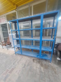 ٣ رفوف حديد • ٢م×٢م • نزال ٤٠سم