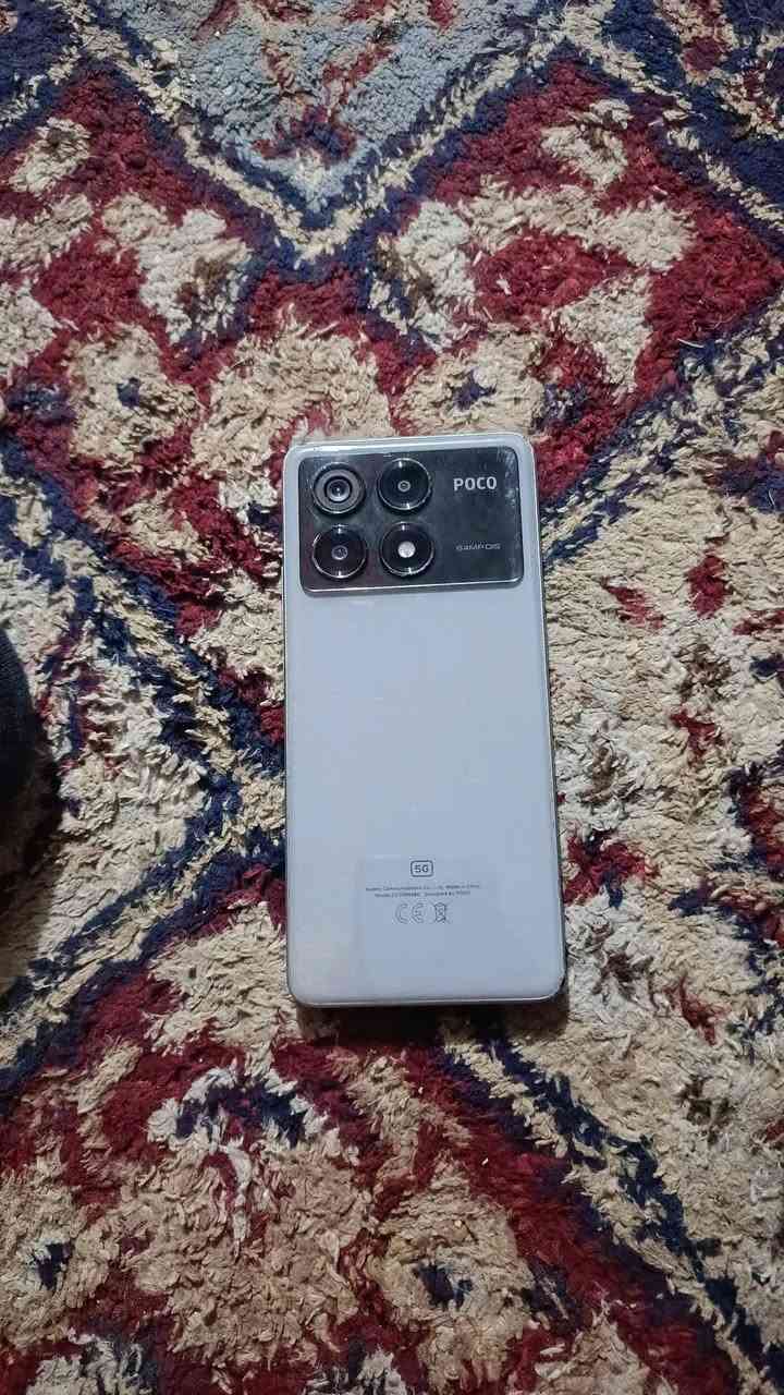 سلام عليكم جهاز بوكو x6برو 5G ذاكره 512 رايده 150بي مجال قليل تفاصيل  ‏‪***********‬‏
