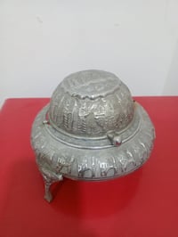 نفاظة خفتية • نقش يدوي • صينية نحاس