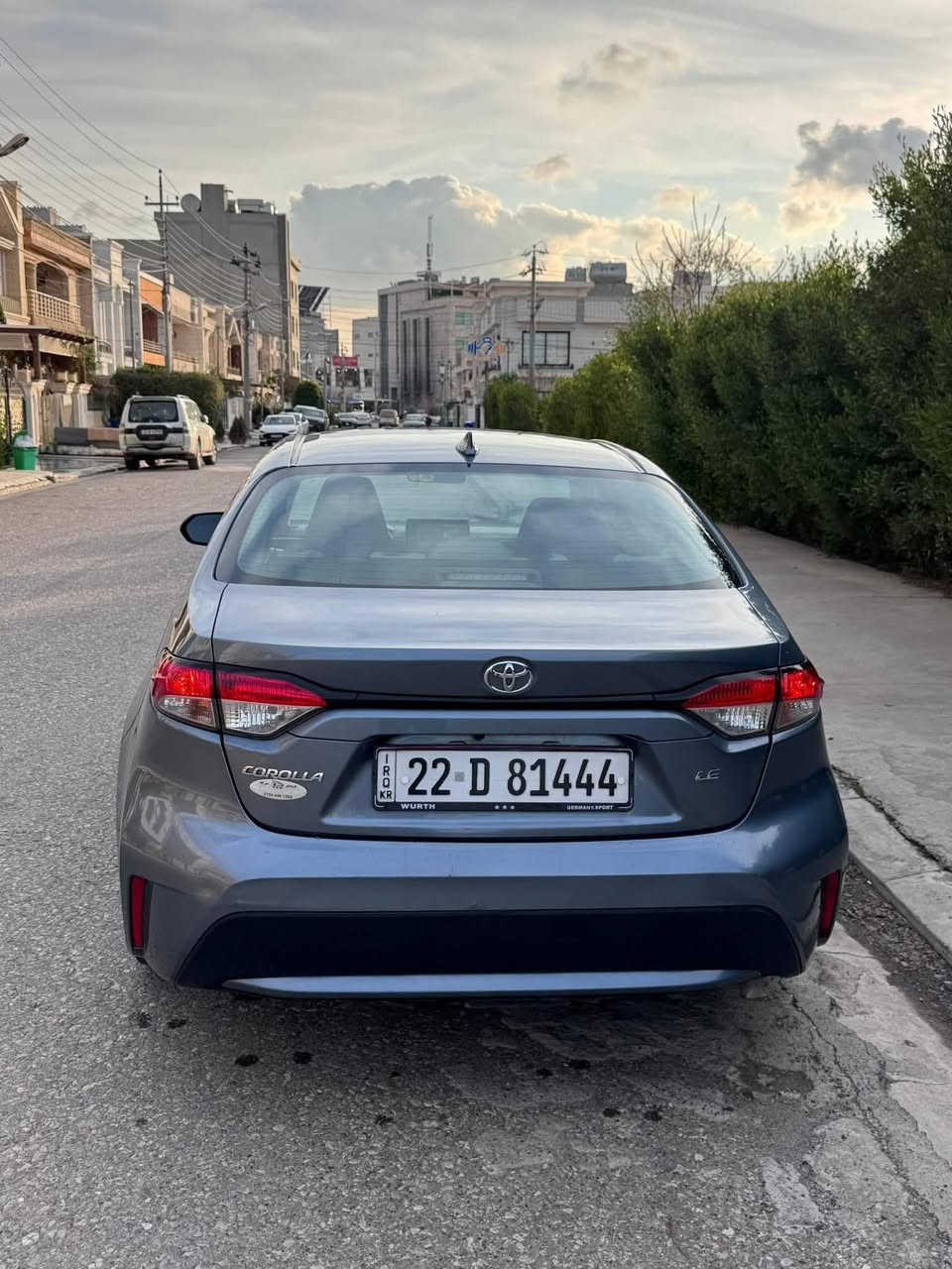 السلام عليكم
للبيع فقط بدون مراوس
كورلا Le موديل 21 وارد امريكي
محرك 1800 ماشية 75 الف مايل (54 الف ممشى امريكا)
 سيارة نظيفة و بدون نقص جاهزة 100/100 بشرط
صبغ بنيد جاملغ فقط بدون دواخل بدون ارباك بدون شواصي وصور الضرر مرفقة مع المنشور
رقمها ومكانها اربيل
السعر 145 وبيها مجال بسيط

***********

***********
