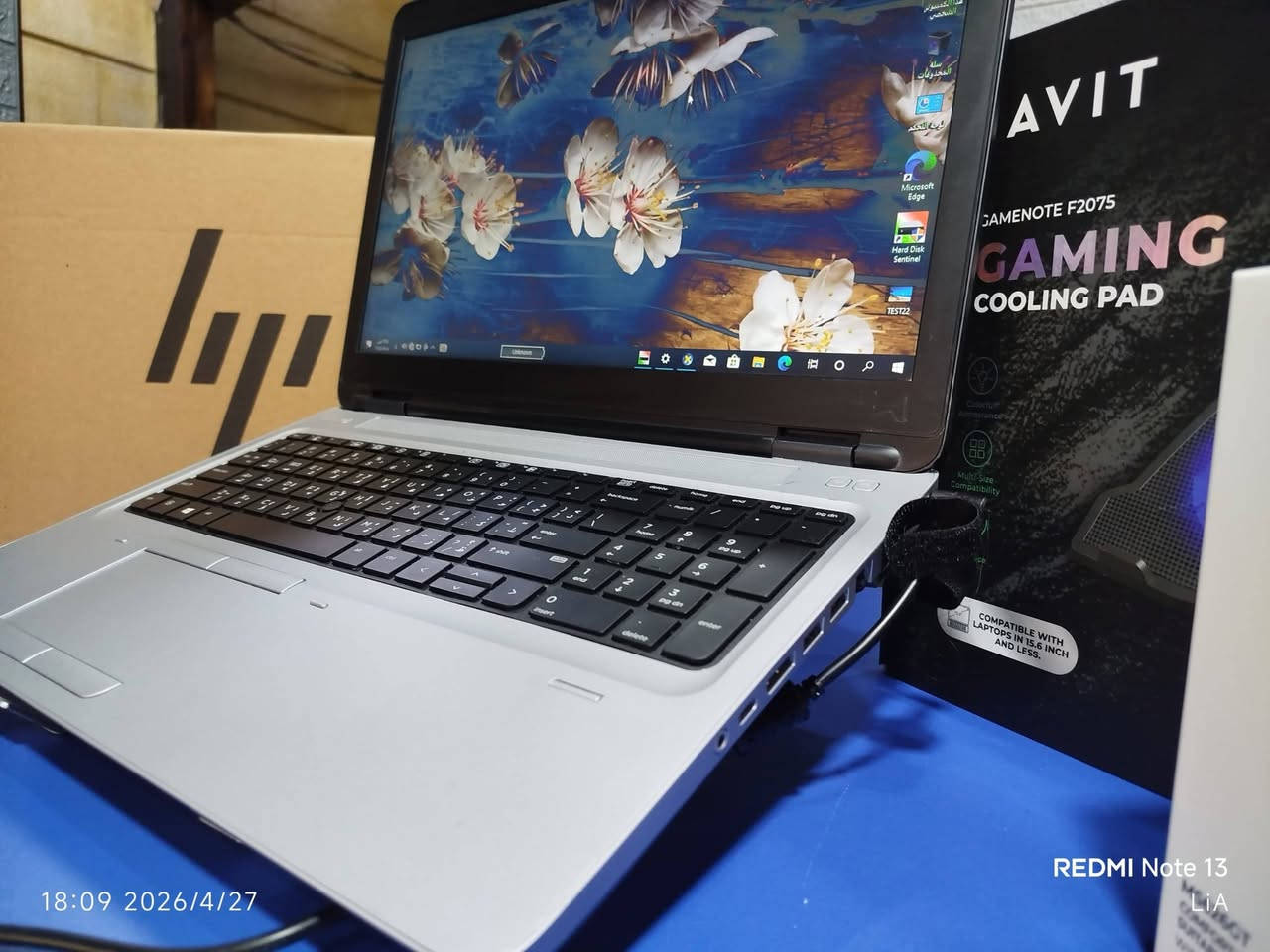💥اللابتوب والموديل 💥:

👑HP Probook 650 G2 
🔻Core I5_ 6300U
🔻4 CPUs _ 2.5 GHz 
🔻Ram : 8 GB 
🔻Hard : 256 GB 
🔻Amd Radeon R7 M350
🔻Intel UHD Graphics 620
🔻3×USB3 +HDMi_. DVD_RW
🔻Screen size: 15.6 HD
بطارية جديدة بالكرتونة 

لمعرفة السعر علق بنقطة..


**إذا كنت صاحب هذا الإعلان وتريد حذفه لأي سبب، رجاءا أرسل رسالة إلى الدعم الفني**