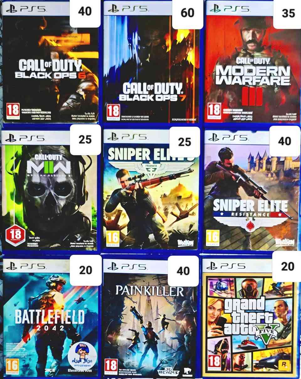 مستخدم PS4 وPS5  مجموعة كبيرة 
⚠️ حجز وتبديل عبر الخاص او واتساب 
 
✅تثبيت الحجز بالخاص برقم وعنوان لسرعة التثبيت
 ❗️واذا عندك مراوس ارسل شنو عندك..
—————————————————
🚌 كل محافظات العراق ب5 الف فقط 
—————————————————
 🗺 العنوان بغداد الحبيبيه قرب جامع ذو الفقار 
—————————————————
 💬 *********** واتساب 
—————————————————
للمزيد تابع الصفحة
