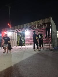 خيمة موكب • ٤×٦م • هيكل حديدي