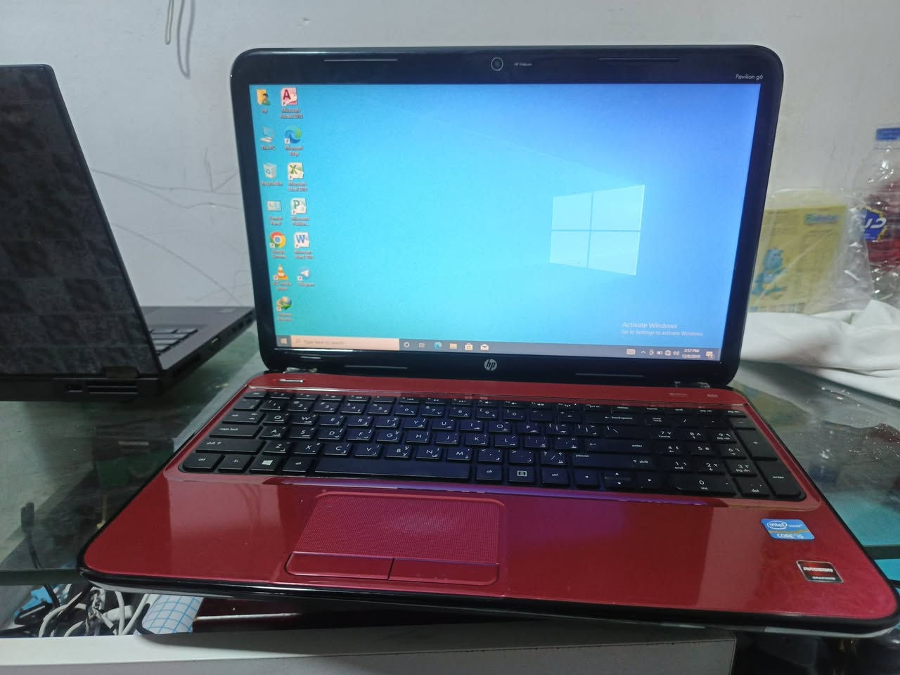 Hp
Core i5

3th

Ram 8

Hard 500GB 

كارت شاشة خارجي 

بطارية بحالة جيدة

سعره  90 الف

تواصل واتساب ***********
