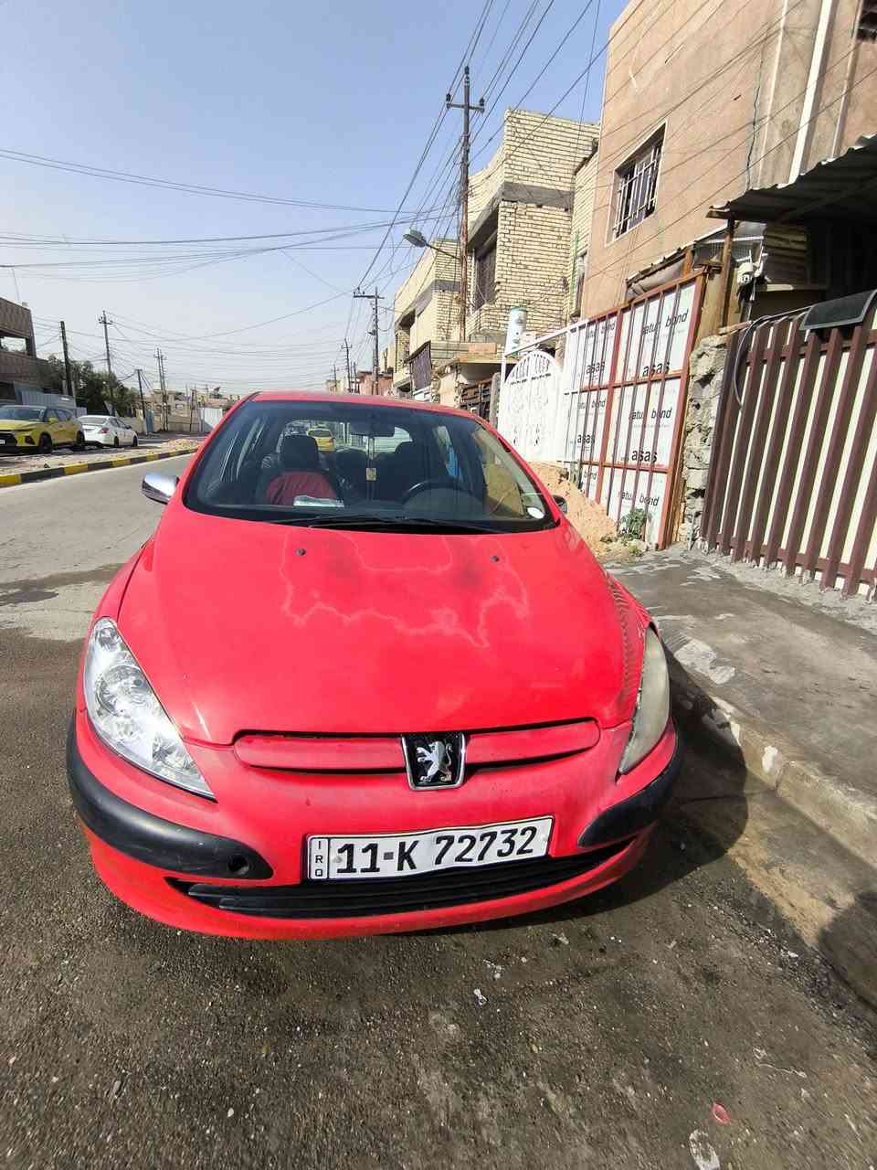 بيجو 307 موديل 2005 للبيع
محرك كير خير من الله
تبريد تدفئة
ثلاجة شغالة
صدرها تمام
رقمها دولي بغداد بأسمي تحويل ثاني يوم
السيارة بدون حادث فقط طخات بسيطة 
بيها الجاملغ مكسور ويتبدل بلادي على حسابي 
مكاني بغداد الشعب السعر 45 
***********
