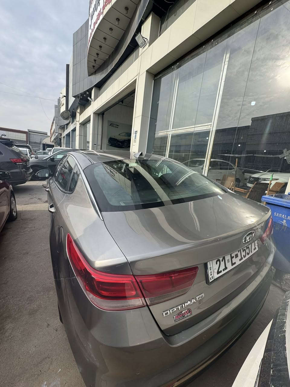 كيا أوبتما مديل 2018 بيها صبغ قطعتين بدون دواخل شرط جاملغ خلفي و بنيد شرط التحويل السعر ١٢٠ بيها مجال العنوان سامراه 
الاتصال ***********
