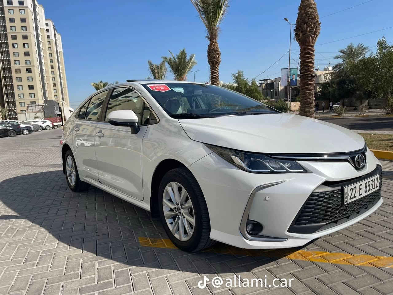 السلام عليكم
كورلا للبيع 
رقم اربيل الدولي 
موديل 2021
خليجي sas
ضرر بونيد بدون دواخل بدون ايرباك
السياره فول 
فتحه بصمه 
عداد ديجتال 
محرك 1800
فئة GLE
هــ ***********
