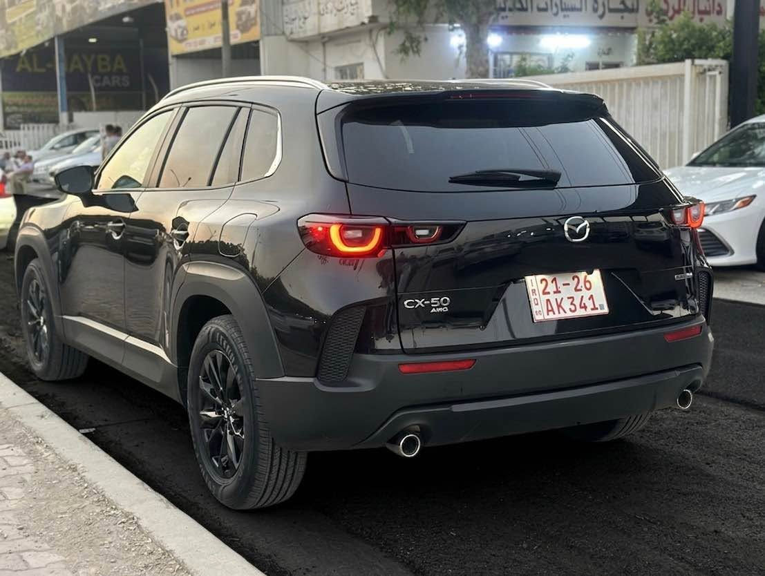 مازدا CX_50 Gs_L 
موديل : 2025
العداد : 12 كيلومتر
السعر : 204  بدون رقم بي مجال
ضررها : باب مبدل بلادي نفس لون هلال جاملغ صبغ ايرباك تكمه راجع بلادي وسستم بلادي شرط الفحص والترقيم
مواصفات :
_محرك 25 تنفس طبيعي
_ بصمة
_هاند بريك بصمة
_ بانوراما
_ مقاعد كهربائية 
_ صندوق كهربائي 
_ هاند بريك بصمه
_ اوتو هولد
‏_AWD
_ رادار امامي وجانبي
_ تحديد مسار
_ نقطة عمياء
_لايت ليد زينون
_ بك لايت ليد
_ ويل كروم
_مقاعد جلد
_ مقاعد هيتر
_ تبريد قطعتين
رقم كاتي : تترقم اربيل أو سليمانية كلفة رقم ١٥ ورقة بسم المشتري
العنوان : كركوك شارع المعارض 
للاستفسار : *********** كركوك, العراق
