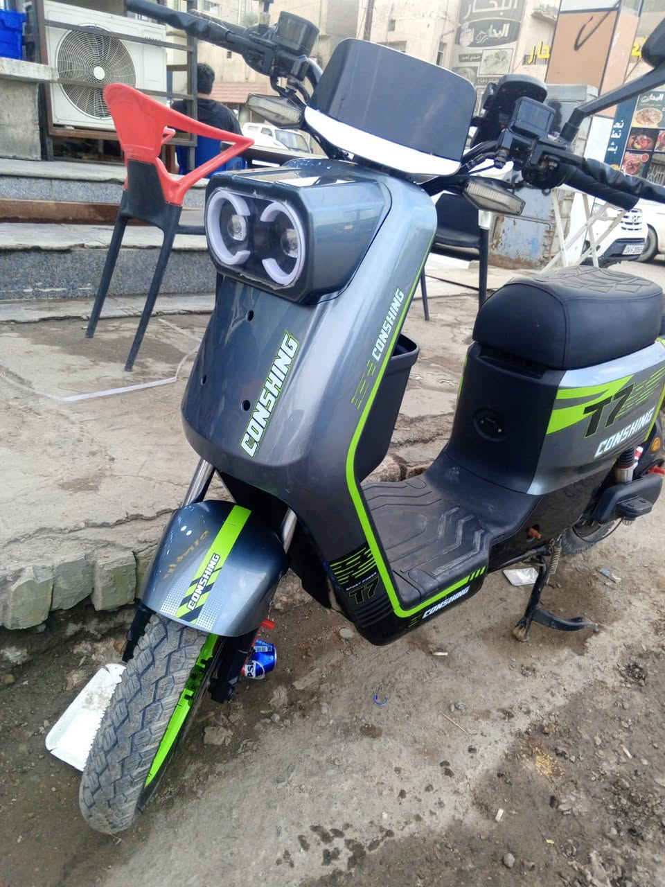 دراجه شحن للبيع نضيفه صارله 3 اشهر ما تعبانه دراجه من البيت الشغل سعر 850 وبيه مجال الاستفسار ***********
