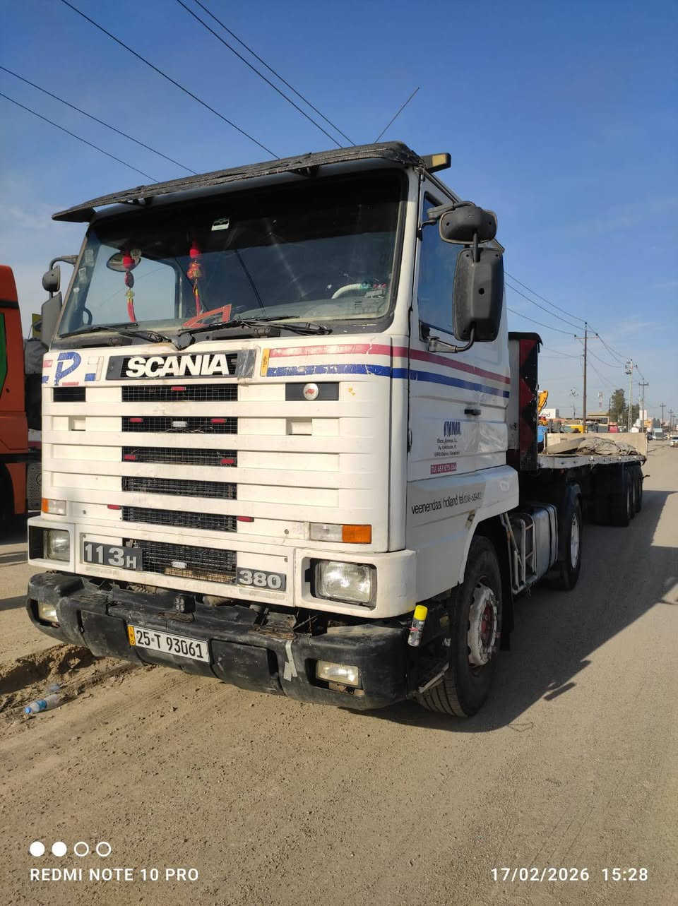 السلام عليكم ورحمة الله وبركاتة
اخوان مكلف بالنشر سكانيا بطة بم كهربائي الراس تخم تاير سنوية لحد ال 29موديل 1995 للبيع راس وعربانة  مربوطة فلات  اوربي ثلاث محاور مابيها برغي نقص بوجهك للشغل 

للاستفسار الاتصال على الرقم التالي ***********/المكان كركوك
