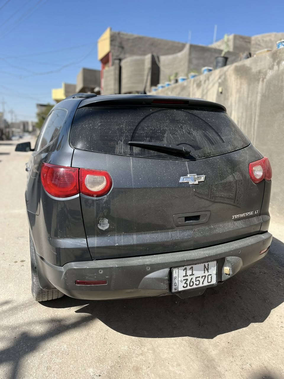 شوفرليت ترافرس 2011 سياحي كرسي منفصل vip
مواصفاته معروفه 
مكينه وكير كفاله شرط 
٤ قطع صبغ جماليه بدون دواخل 
رقم بغداد 
السياره مابيها اي نقص 
ويل تاهو 
السعر ٩٠$ وبيها مجال للطيبين 
او مراوس باعلى منها او حسب القناعه 
*********** 
واتس اب او اتصال
