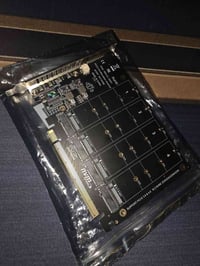 ادابتور PCIe • M.2 رباعي • توصيل موجود