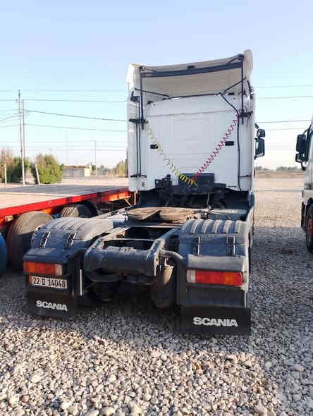 السلام عليكم سكانيا للبيع 2004 رقم انجليزي تخم تاير مكان الصويرع السعر 155 للاستفسار ***********
