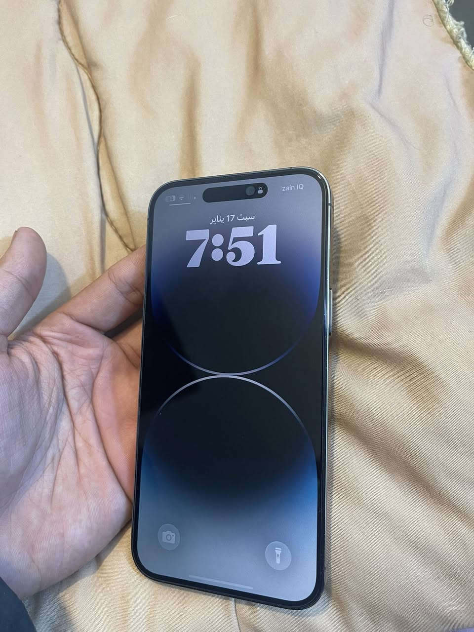 14 Pro Max
M نموذج 
Za نسخة 
بطاريه 79
90‎%‎ نضافة الشاصي 
سعر 800 وبي مجال 
مكاني نجف حي جامعه
واتساب 
***********
