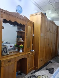 غرفة نوم طابقين كنتور وميز مراية وجرباية نظيفة جدا السعر مليون وميتين ...