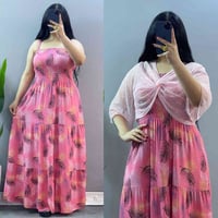 فستان نسائي • كشمير ايطالي أصلي • مقاسات XXL-5XL