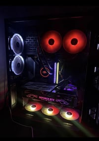 PC قوية للبيع   المواصفات :  GPU : RTX 4080 16G GALAX 4FAN  هاي النسخة...