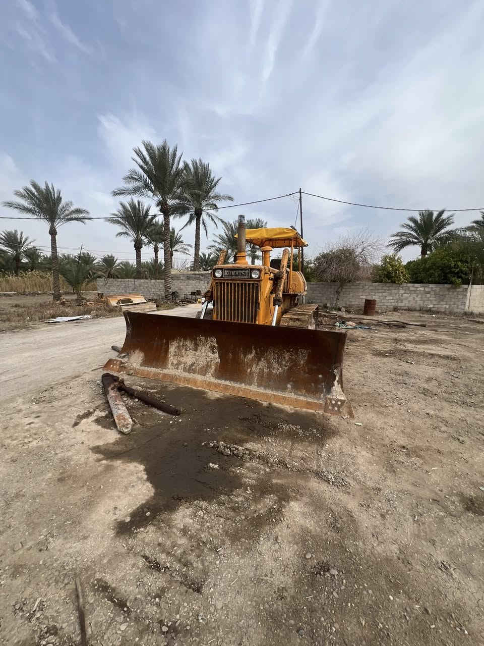 السلام وعليكم
بلدوزر للبيع موديل82 حجم65
ارقم وسنويه بغداد
محرك كير تركم مكفوله
جازه للعمل
***********
