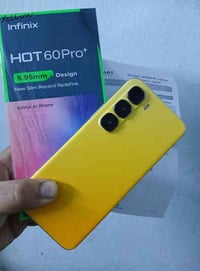 انفنكس هوت ٦٠ برو بلاس • اقل من شهر • كامل الملحقات