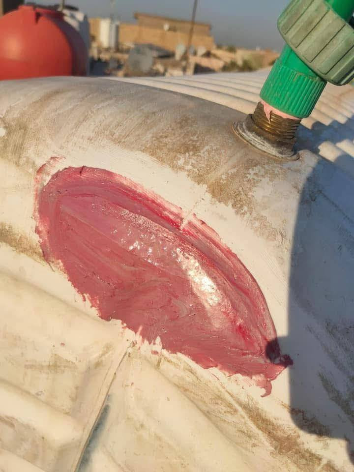 🛑ورشة تصليحً الخزانات البلاستك 
 🛑موقعيا داخل كربلاء  ( مع ضمان لمدة سنة كامله)   
🛑للاستفسار الاتصال او مراسلة الصفحة 
  📞احمد (***********)
