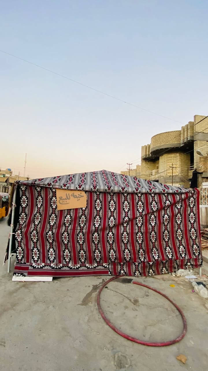 سلام عليكم للبيع خيمه 4*6 شغل جديد مامستخدمه الاستفسار***********
