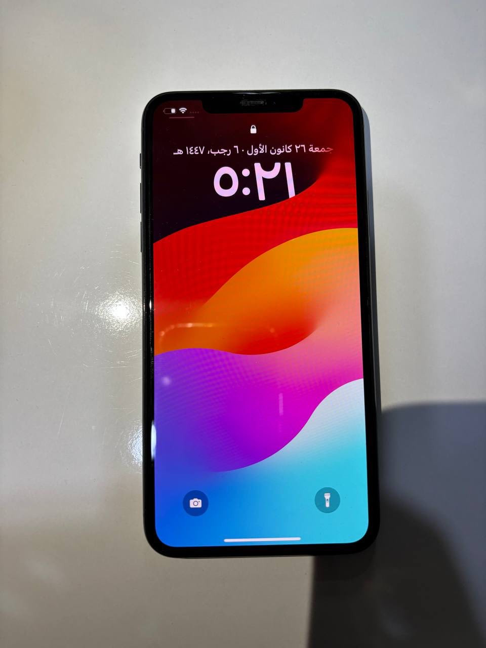 ‎ايفون 11pro max 256 زيتوني الجهاز كلشي بي بلادي ومكفول وكلشي بي شغال ١٠٠٪؜ بدون كارتونه السعر 310  وبي مجال بسيط مكاني بغداد حي الجامعه ***********
