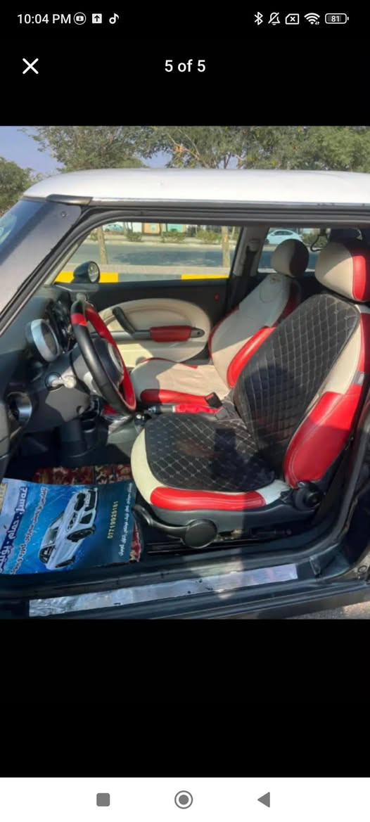 مینی کۆپەر 2007 مەکینەی بێ تۆربۆ مەرغوب 🇬🇧🇬🇧
گێڕ و مەکینەی بەشەرت 
چوار تایە و ویلی سپۆرت 
کارەبای هەمووی ئیش ئەکات و دەست کاری کارەبای و گێڕ و مەکینە و ئەقڵی نەکراوە 
کامل مواسەفات 
تەبرید و گەرمی 
پێش و دوای تازە داگیراوە 
لێزەری دوبەی ..بڕاوەیە 
زۆر بەکێش و هەڵمەتە 
دوو دەرگا 
کوشن جڵد 
دەعمی نییە 
شوێن سلێمانی 
نرخی 36 گەڵا و معامەلە 
***********....... السليمانية, العراق
