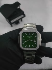 باتيك فيليب • مينا خضراء • سوار ستانلس ستيل