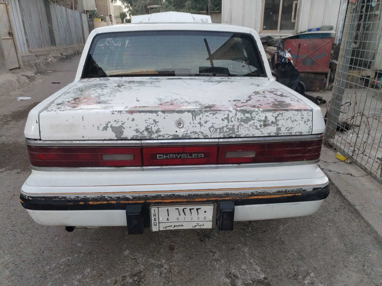 السلام عليكم دوج كرايسلر ١٩٩١ سياره شوفه العين بدي كدامك بيه بس هاي الضربه كهربايات نضيفه غرفه نضيفه صدر خلفي امامي نضيف كير نضيف قبل شهر شاده مكينه كايمه تحويل ثاني يوم العنوان بغداد مدينه الصدر السعر ١٥ $للعلم رقم مشروع وطني وين مترييد حول السياره او هاي كل التفاصيل رقم الهاتف ***********
