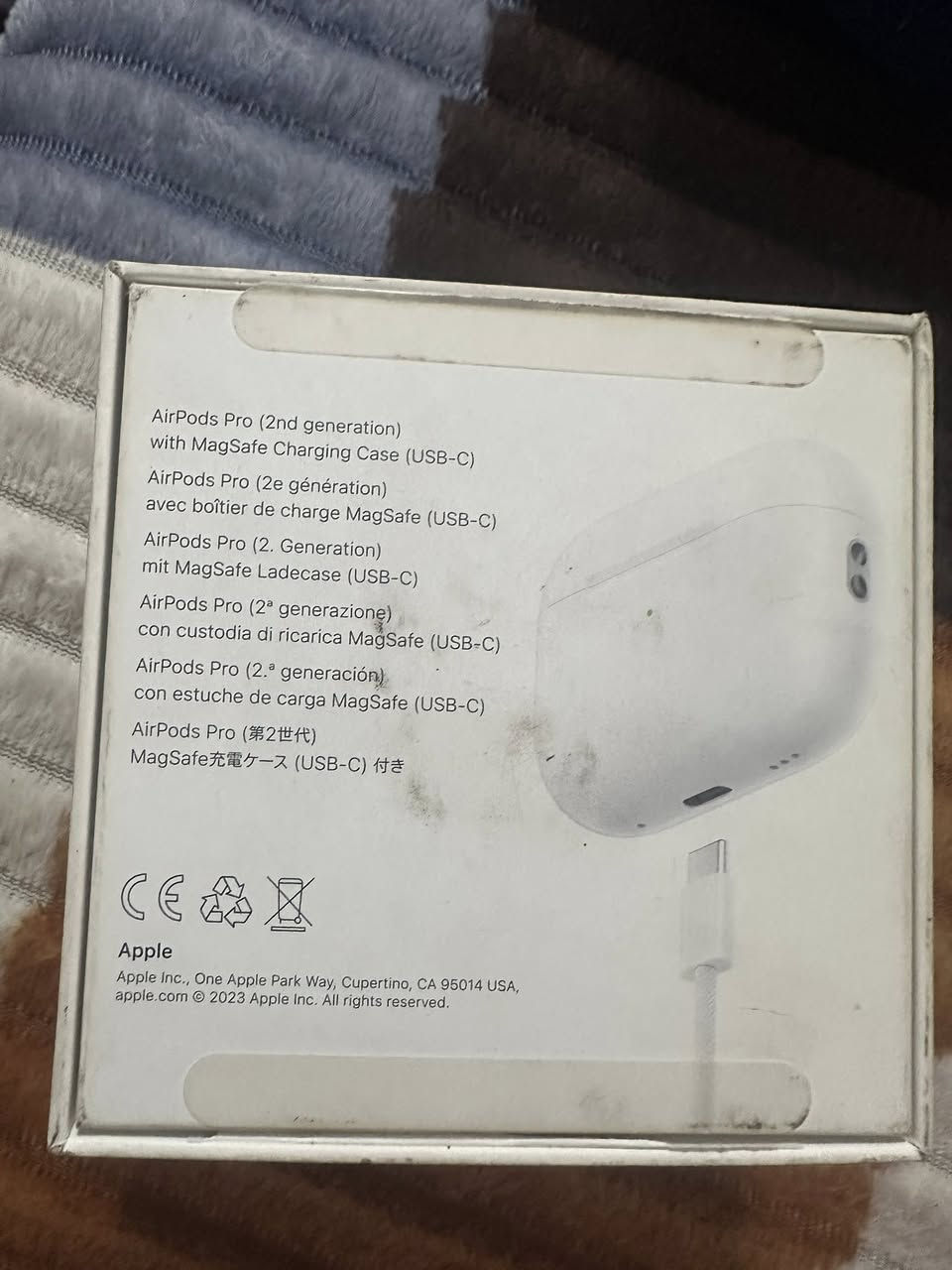 سلام عليكم سماعة ابل ايربود برو ٢ الجيل ثاني استعمال كلش بسيط كامل ملحقات كارتونه وواير وهدية كفر للسماعه تفحص قبل لتشتري السعر 175 قفل مكاني بغداد للتواصل واتساب ***********
