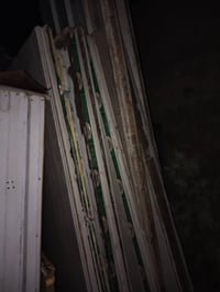 سندويج بنل مستخدم 8 قطع طول 240س×100و3 قطع طول 330س×100و حديد زاوية كل...