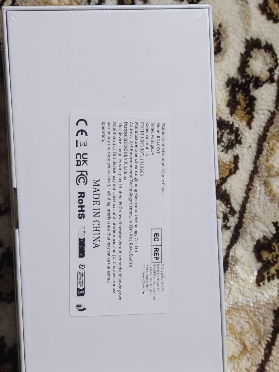 جهاز العاب محمول بهذا الشكل كبس شركه
RG40XXH
اعلى سعر ابيع ....


**إذا كنت صاحب هذا الإعلان وتريد حذفه لأي سبب، رجاءا أرسل رسالة إلى الدعم الفني**