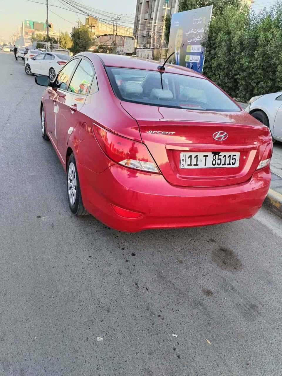 سلام عليكم 

اكسنت موديل 2017 امريكي رقم بغداد دولي والهزه جديده محرك 1600
ماشية 136 الف كم حقيقي
بسونارها بل منشور 
مكان السيارة بغداد التاجي. ....  سياره امسويه ادامه كامله دبلات خلفيه اماميـه جديده صدر خلفي امامي جديد سياره  تبريد ثلج 

للاستفسار : ***********
