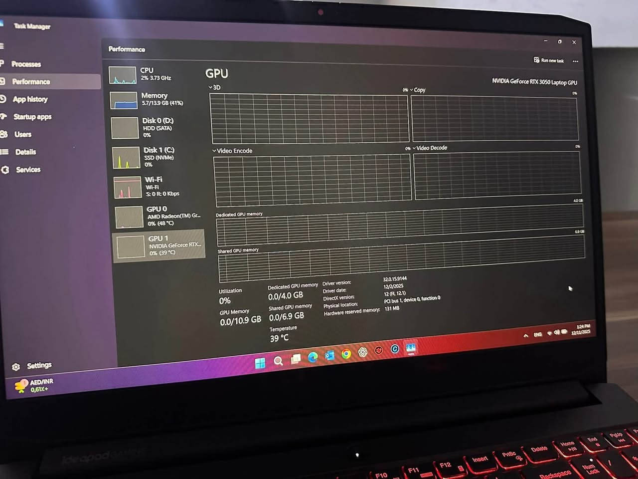 للبيع لابتوب LENOVO IdeaPad Gaming بحالة ممتازة

💻 المواصفات:

المعالج: AMD Ryzen 5 5600H

RAM: 16GB

SSD: ‎240GB

HDD: 1TB

كرت شاشة:

NVIDIA GeForce RTX 3050

AMD Radeon Graphics

الأداء: ممتاز للألعاب والبرامج

اللابتوب سلس بالاستخدام و الشحن جيد 

🔧 مناسب لـ:

الألعاب، برامج التصميم، الهندسة، الدراسة، العمل، وكل الاستخدامات اليومية.

📦 الحالة: نظيف وما بي أي مشاكل وكل قطعه اصلية

📍 الموقع: بغداد السيدية

السعر: 725 الف وبي مجال 

📞 للاستفسار: *********** واتساب
