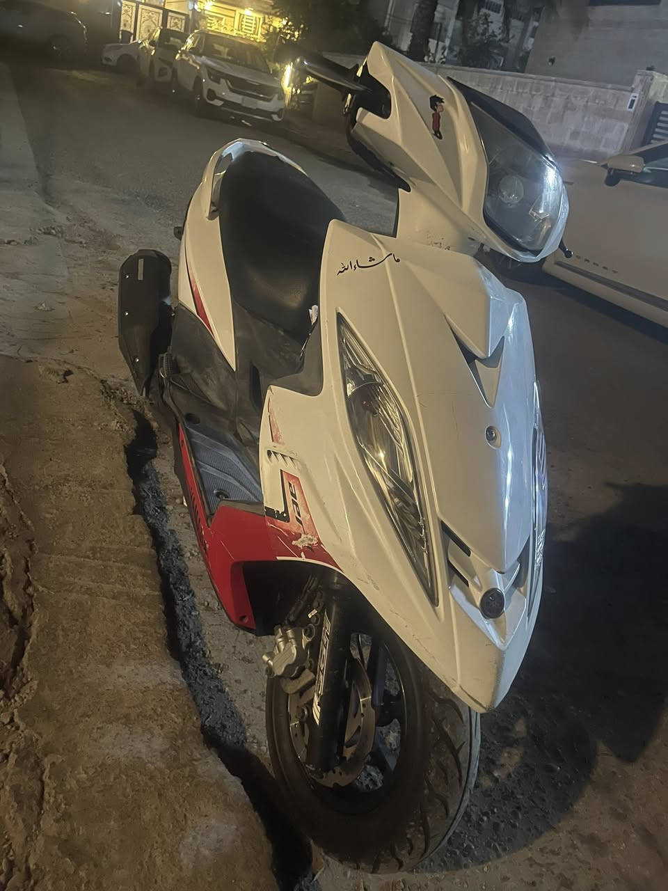 سلام عليكم دراجه GTR مال رنبه بلاديه كله ختم واحد كله شغاله ربع نكره شلعه ومعدل مكينه ما مطخوخه سبانه كل نقص ما بيه سعر مليون و٥٠ بيه مجال بصيط مكان بغداد حي العامل ***********
