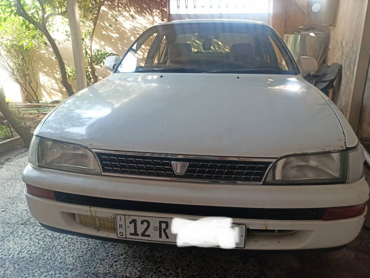 كورلا 94
بأسمي شرط التحويل 
سنويه جديدة 
قطرة صبغ ما بيها فقط بعض الملاحضات 
مبدل جاملغ امامي جهة السايق مال گصه بدون صبغ 
تبريد شغال بس يعوزو غاز ( يشتغل بس ما بارد حيل الغاز قليل)
گير توماتيك 
سعر 55 وبيها مجال نقد فقط 
هاتف ***********
عنوان موصل
