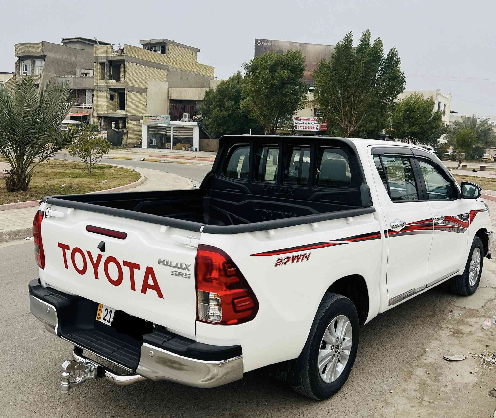 تويوتا هايلوكس ساز فول مواصفات 
موديل 2025
  رقم سليمانية 
عداد 2000 KM
بصمه
كراسي تدفئة تبريد
ثلاجة
مثبت سرعة
شاشه 
كاميرا
حساسات
تبريد خلفي
تحكمات ستيرن
اشاير مري 
امري شفط 
رقم الهاتف ***********
العنوان بغداد السيدية 
السعر 325 وبيها مجال
