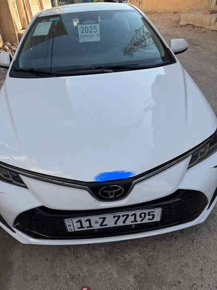 كورلا 2025هايبرد 
ماشيه 18الف
مكفوله من صبغ عدا دعاميه ماشر عليها  وراس البنيد بارد قليل ماشر عليه السعر 147وبيها مجال
***********
