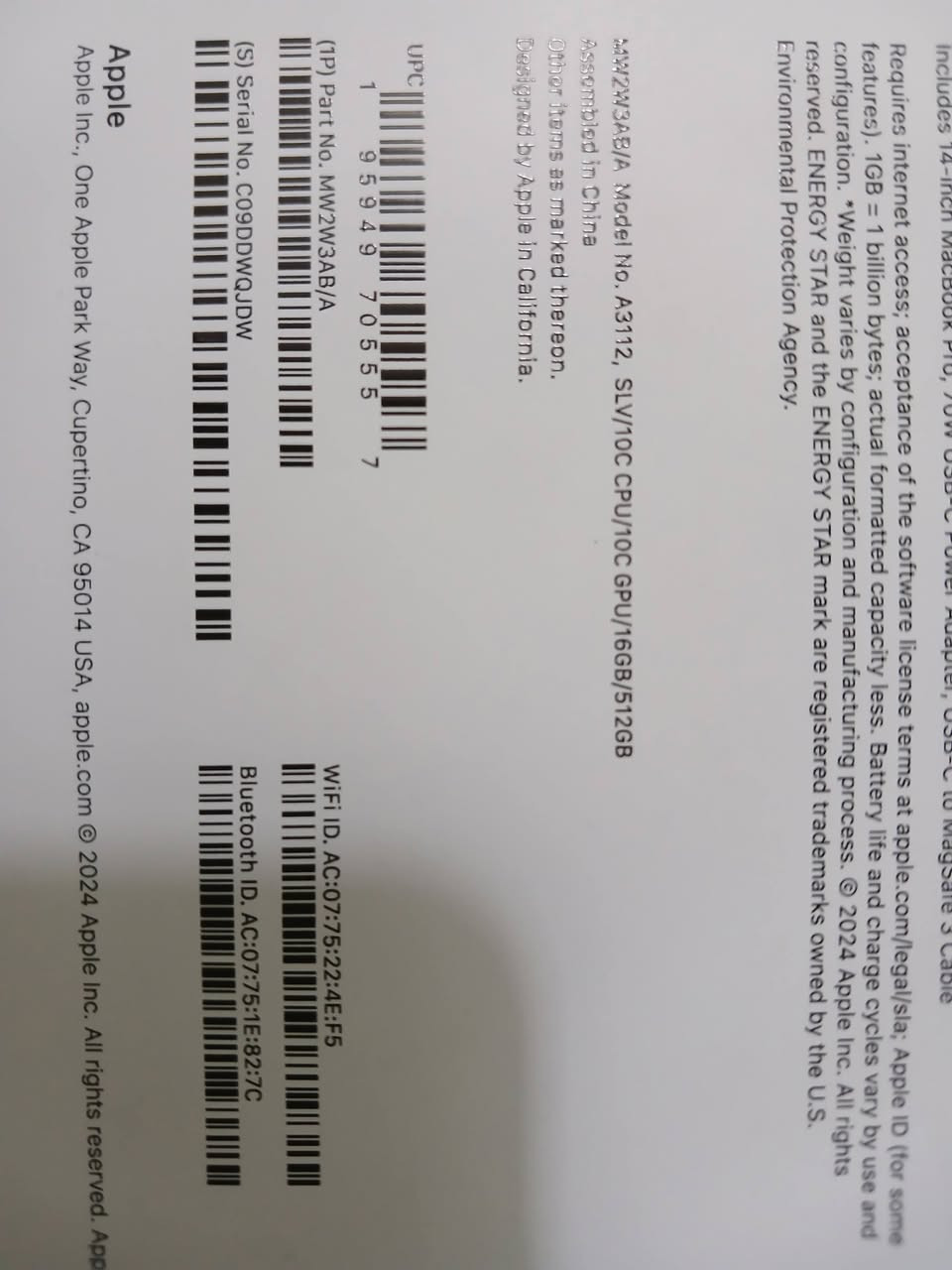 Macbook pro m4
السلام عليكم
عندي ماك بوك برو قياس ١٤ انج شريحة ام ٤ عدد نواة ١٠
الرام ١٦ كيكا والهارد ٥١٢ كيكا 
جديد بالباكيت غير مفتوح 
اشتريته قبل اسبوعين من موقع الكتروني 
السعر ٢،٧٠٠،٠٠٠ 
مكاني بغداد ، الشعب 
ما عندي توصيل


**إذا كنت صاحب هذا الإعلان وتريد حذفه لأي سبب، رجاءا أرسل رسالة إلى الدعم الفني**