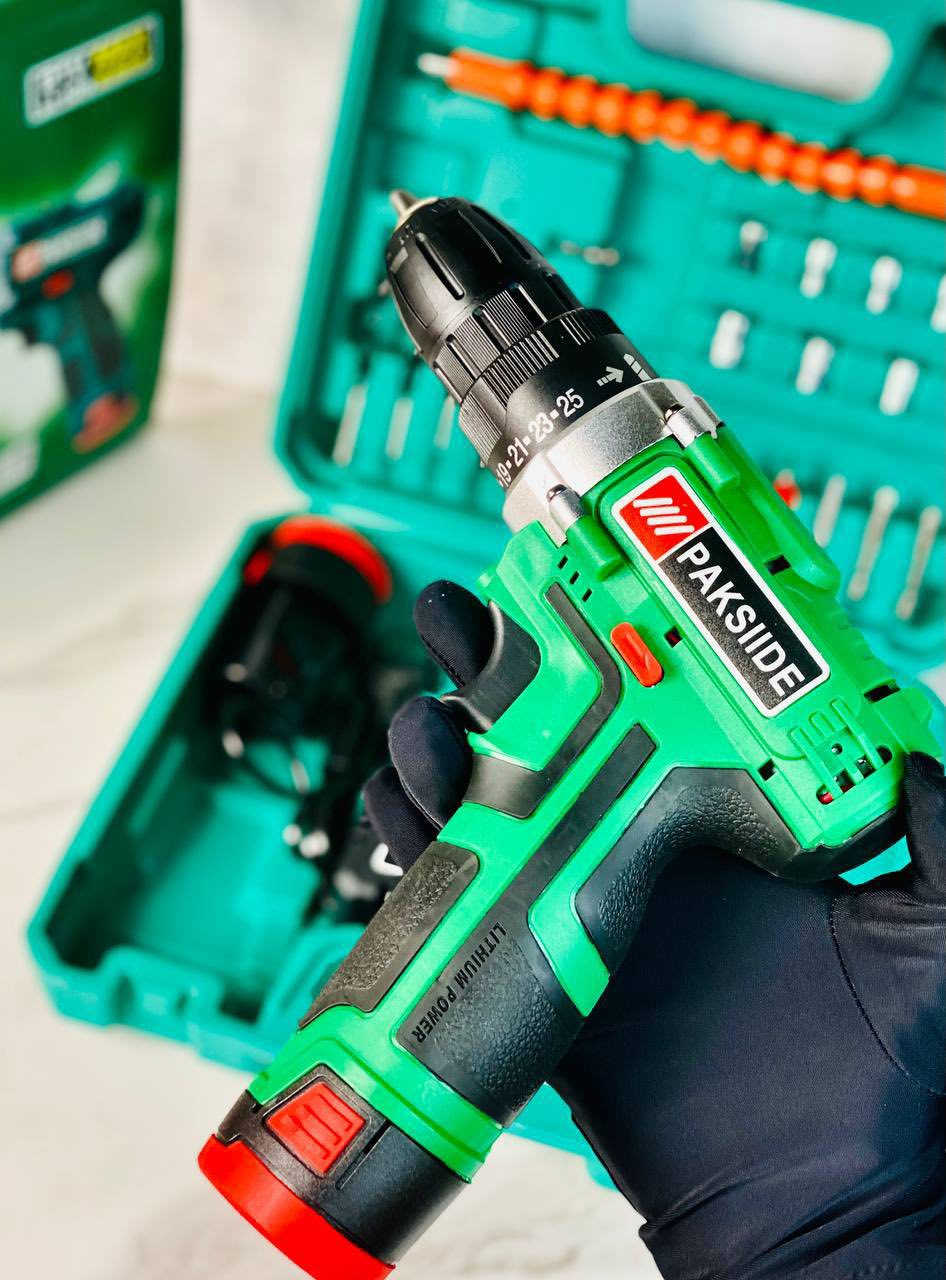 دريل شحن🔌 بارك سايد 21 فولت يعمل فتح وشد البراغي وتثقيب الحديد والخشب والجدران
مواصفات الدريل:-

ملف نحاس💯

شفت حلزوني 

سيت لقم مختلف الاحجام📌

سيت برايم خشب🪃

سيت برايم حديد🔩

سيت درنفيس عدل ومربع🪛

توصاله للاماكن الصعبه🔗

🔋🪫دبل بطاريه21V

شاحنه قاعدة🖲️

حركة الدريل بالاتجاهين فتح وشد البراغي↔️

السعر خاص 🎀🎀


**إذا كنت صاحب هذا الإعلان وتريد حذفه لأي سبب، رجاءا أرسل رسالة إلى الدعم الفني**