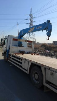 كرين للايجار داخل وخارج بغداد وكافة أنواع الحمولات /سيارات كرفانات كاف...