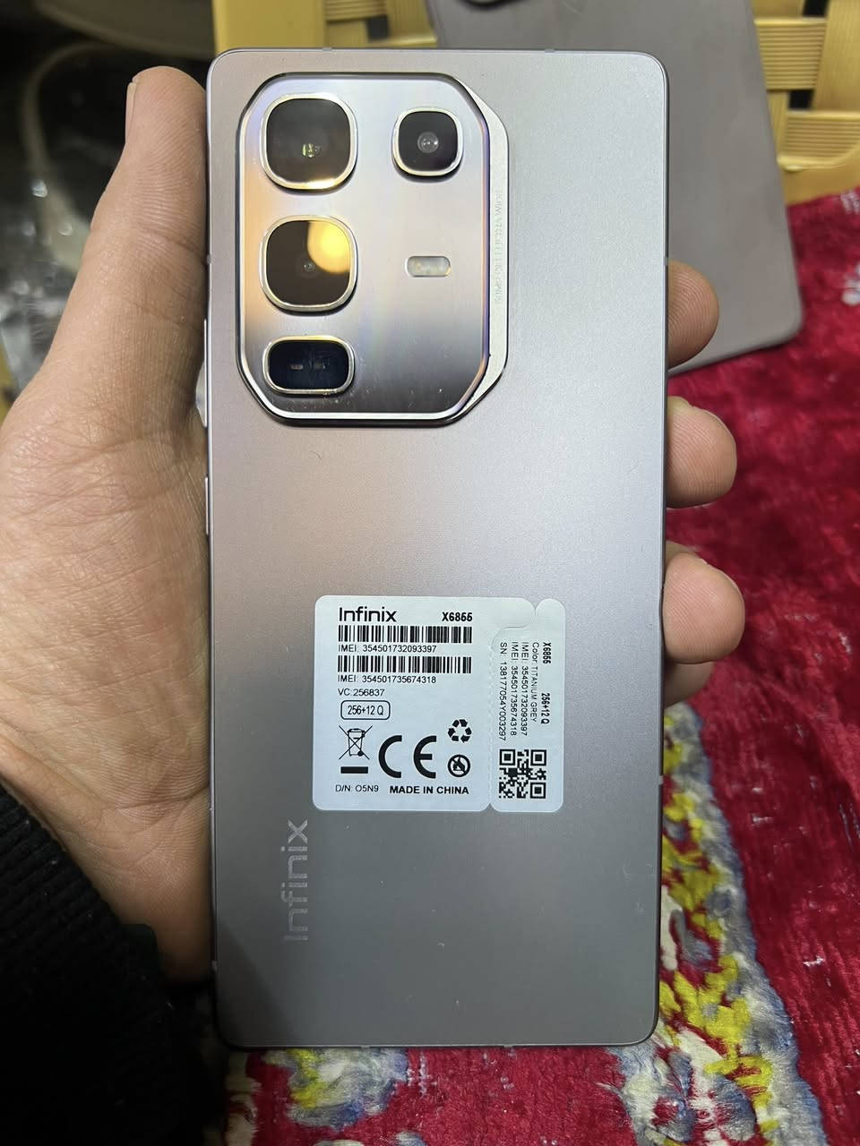 سلام عليكم انفنكس نوت 50برو
ذاكرة ٢٥٦

رام 12+12

كفر الأصلي 

شاحنة لاسلكي أصلية 

شاحنة عادية 

سماعات الأصلية
 
السعر 265

كارتون موجود غراض كاملة 

***********
