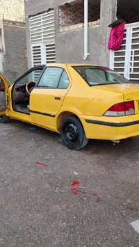 سمند 11 رقم احمر عليها هيئة وغرامة 300 فقط  كير مكينة ضربة حدادية كفال...