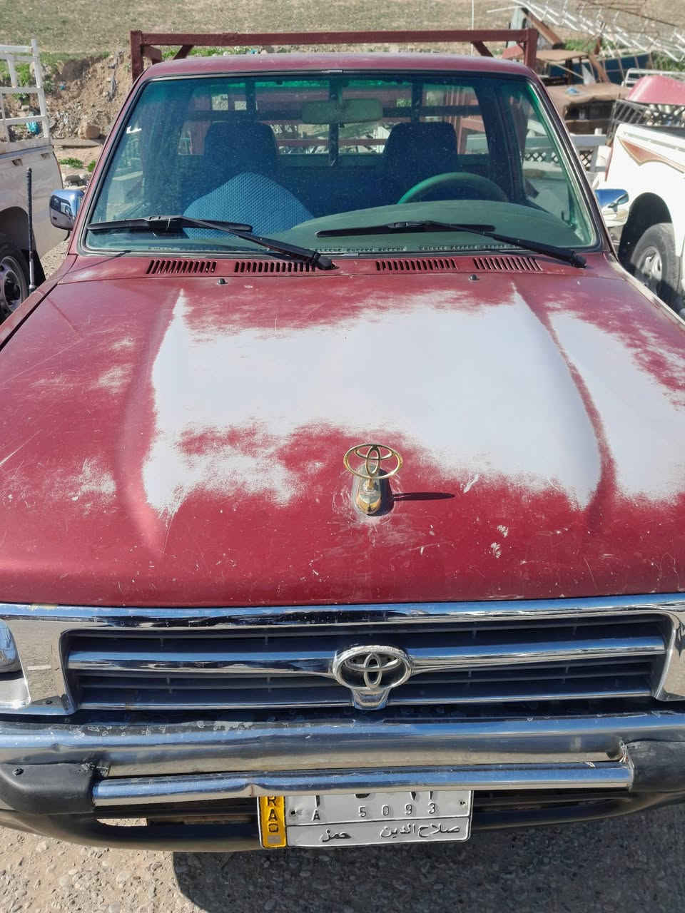 سلام علیکم
سیارە تویتا1990
صبغ مابي محرک کروسیدە خمسە گیر
گیر محرک اکسل و شانصی مابی عیب
رقم صلاحدین مشروع وطنیی 
سعر 55 وبي مجال 
مکان کرکوک 
***********
***********
