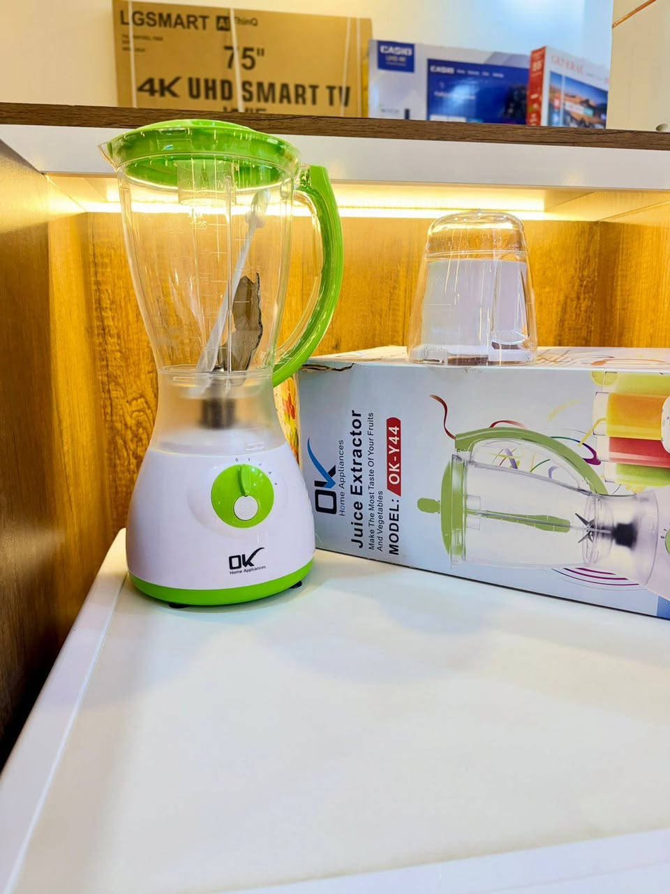 🔥 عرض خاص 🔥
خلاط عصير  OK
🟢 السعر السابق: 20,000 دينار
🔴 السعر الحالي: 15,000 دينار فقط

✔️ عملي وسهل الاستخدام
✔️ سكاكين حادة وأداء جيد 

📍 العنوان: الشطرة / فرع المحكمة القديمة / مقابيل ال دفار 
☎️: ***********
